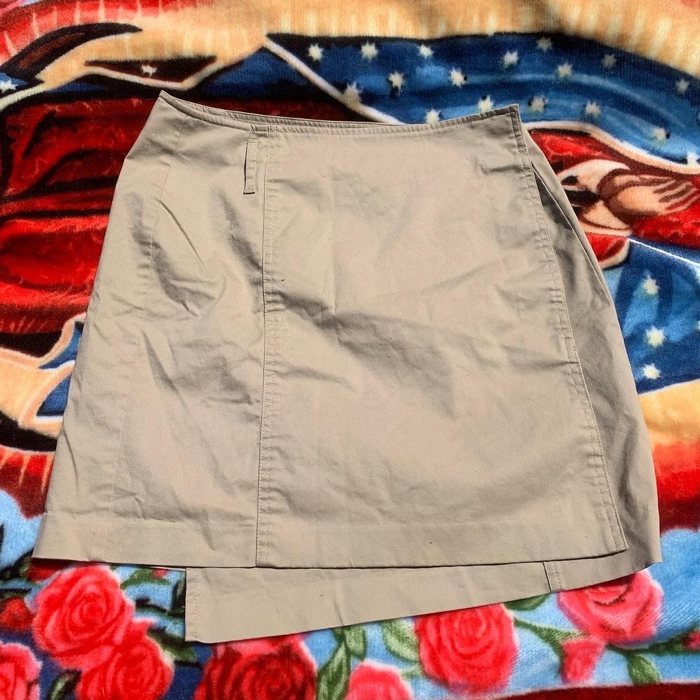Kaki Wrap Skirt